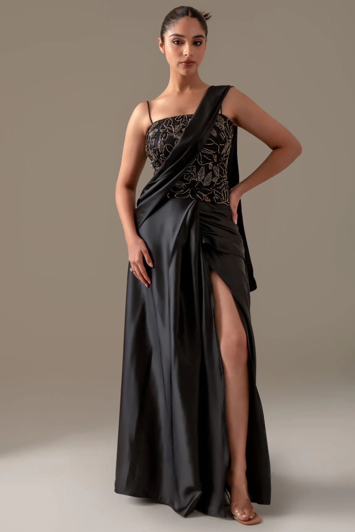 Gilded Corset Saree