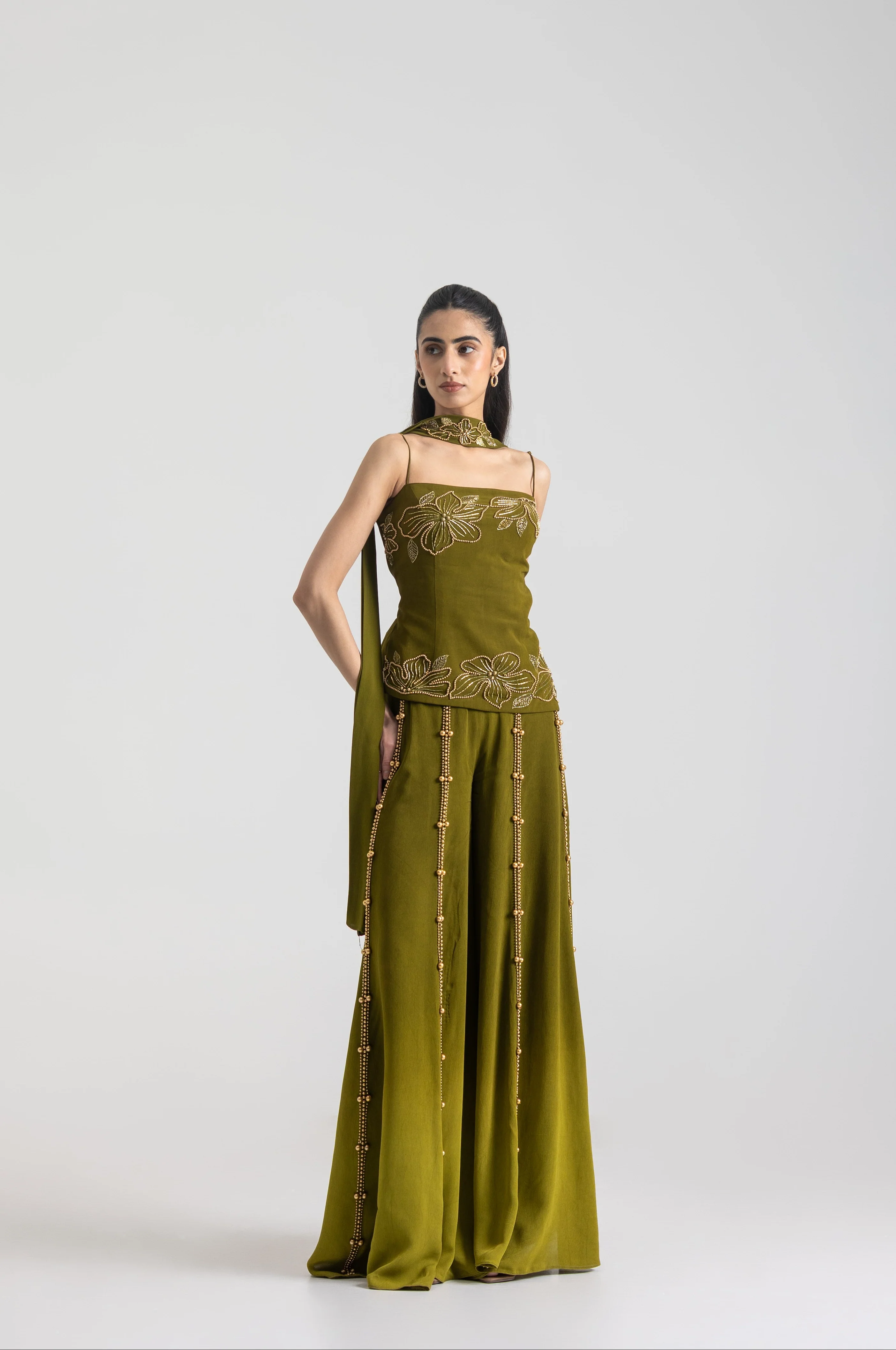 Olive Sharara set - Image 3