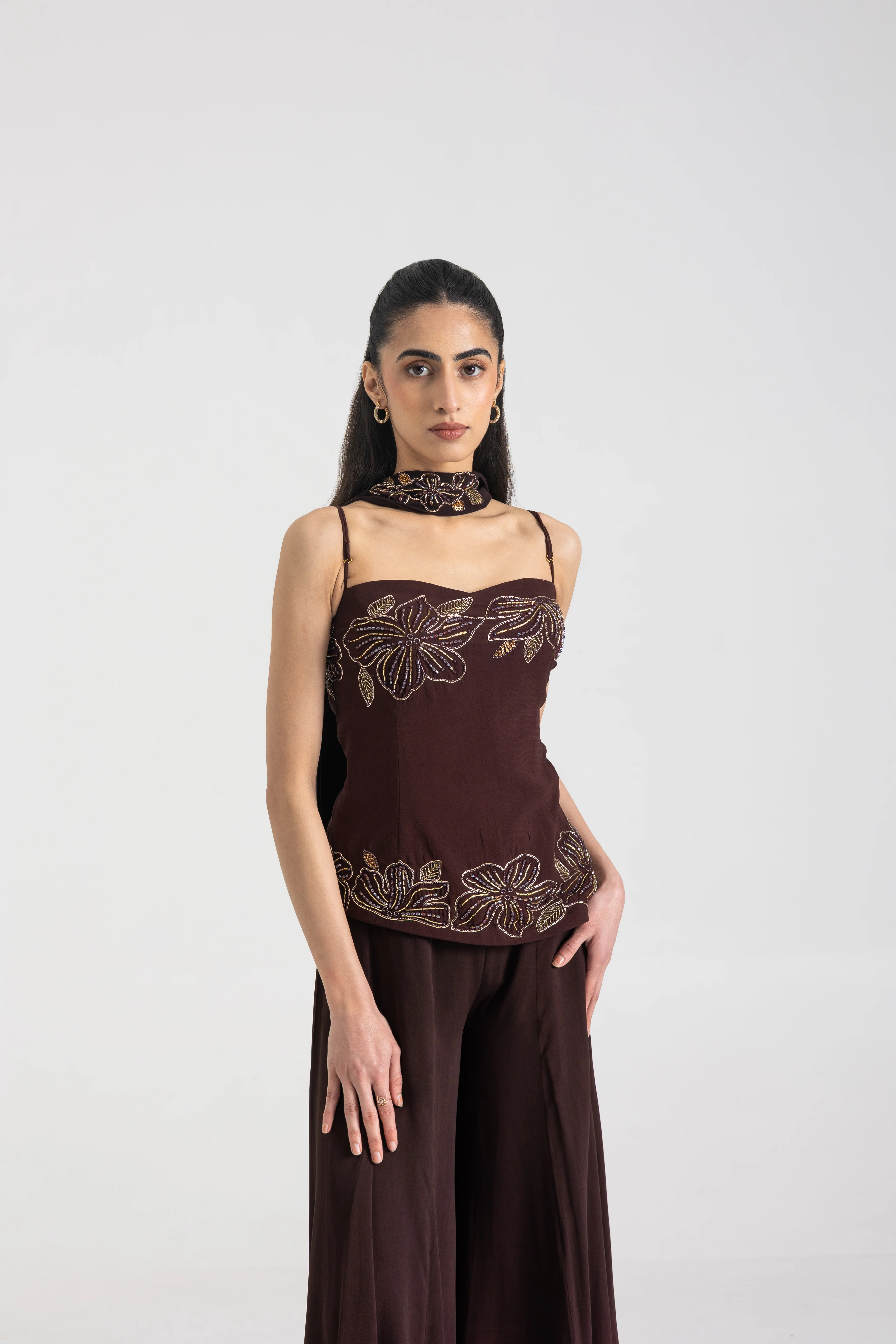 That Brown girl Sharara Set - Image 6